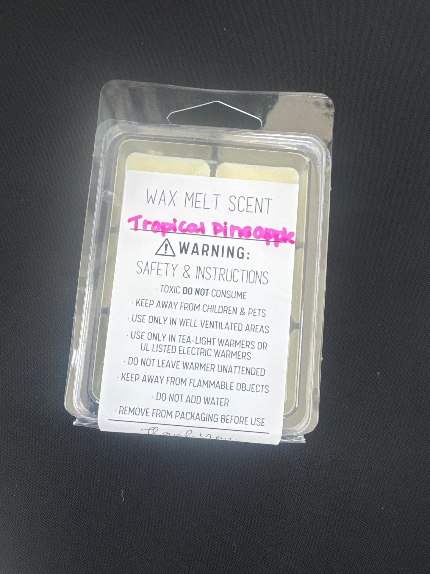 Tropical Pineapple Wax Melts