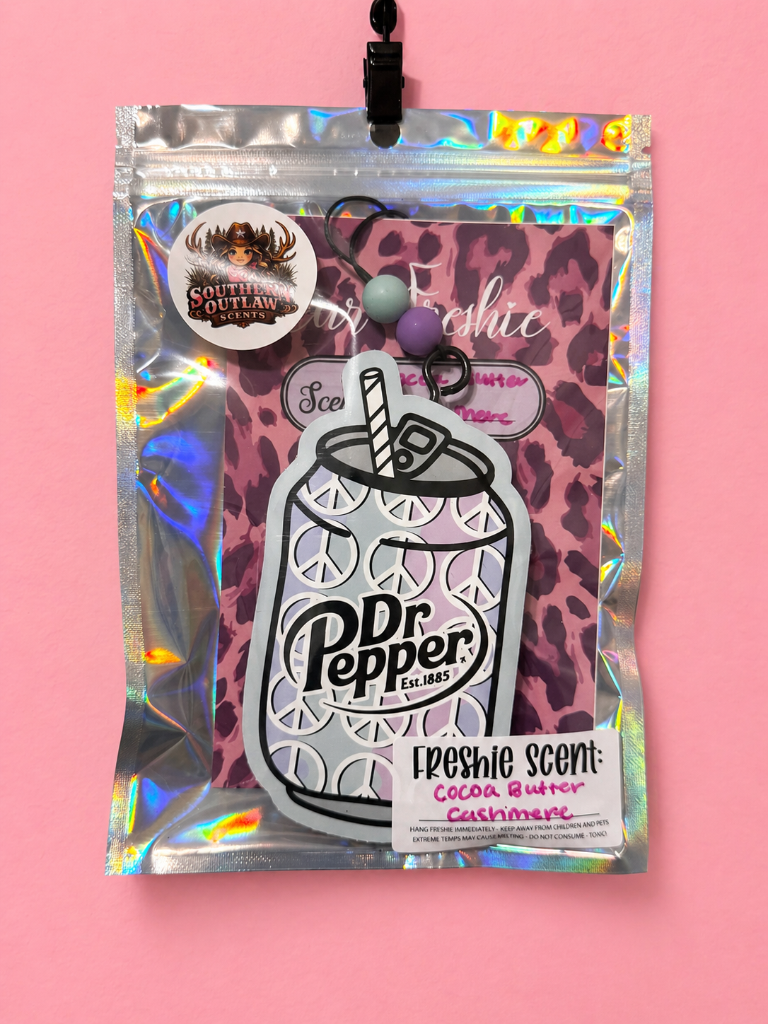 Dr.Pepper Soda Can Freshie